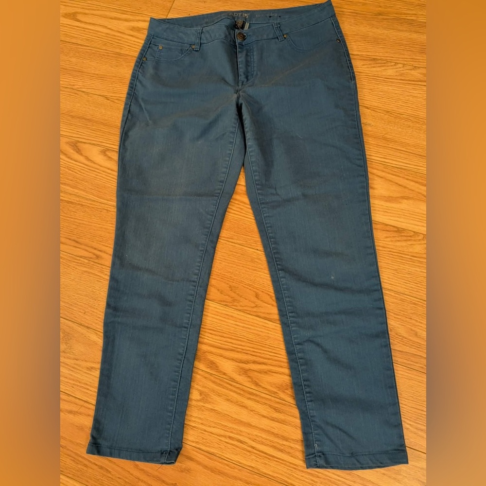 Classic Women's Dark Teal Skinny Jeans